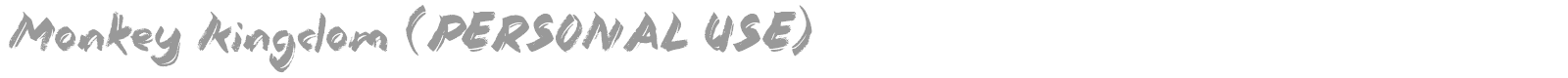 Monkey Kingdom font preview